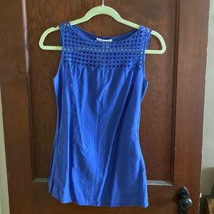 Forever twenty one royal blue tank top size small